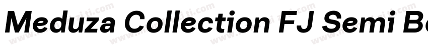 Meduza Collection FJ Semi Bold Text字体转换